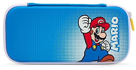 PowerA Schlankes Etui für Nintendo Switch oder Nintendo Switch Lite - Mario Pop Art, Schutzetui, Gaming-Etui, Griff, Konsolentasche, Zubehöraufbewahrung, offiziell lizenziert