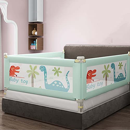 FOGUO Bettschutzgitter Klappbar, Baby Bettgitter Reise, Bettgitter Baby, Bettgitter zum Vertikalen Heben, für Kinderbetten, Elternbetten und Alle Matratzen Massivholzbetten