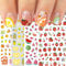 JMEOWIO 10 Blatt Nagelsticker für Kinder Mädchen Nagelaufkleber Selbstklebend niedlich Nail Art Regenbogen Dekoration NagelDesign Zubehör