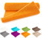 heimtexland ® Badvorleger Chenille Super Flauschig Saugstark Badteppich Badematte Ökotex Typ771 Orange 50 x 80 cm