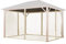 Moustiquaires pour Tonnelle de Jardin Forest Superior 3x4 m, Couleur Champagne, avec Fermeture Eclair