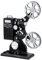 BESPORTBLE Antike Deko Bilderrahmen Filmrolle Dekorative Waffe Film Filmprojektor Vintage Harz Harz Statue für Home Desktop Movie Deco Dekorative Sanduhren Antik Deko Vintage Kamera