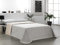 Martina Home Wendbare Tagesdecke, Beige Leinen, Bett 90 cm