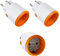 PHOVOLT ZigBee Smart Socket 16A, 3680W Alexa Smart Plug mit Leistungsmesser, Sprachsteuerung, Timer, Überspannungsschutz, App-Fernbedienung Kompatibel mit Alexa, Google Home. HUB erforderlich (4 Pack)