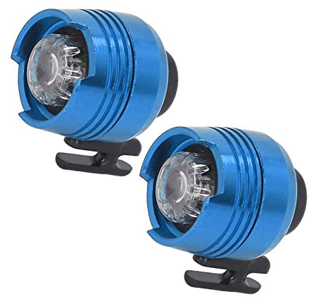 Croc-Scheinwerfer für Schuhe, 2 Stück IPX5 Wasserdichte Croc-Lichter für Schuhe, Leuchten 72 Stunden, Kleine Lichter für Croc-Schuhe, Dekoration für Hundespaziergänge, Praktisches (Blau)