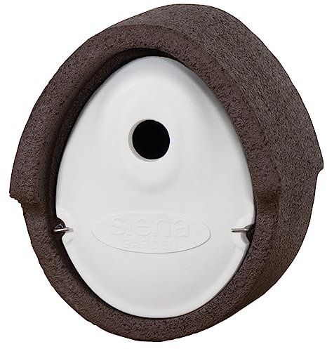 Nistkasten Holzbeton braun oval
