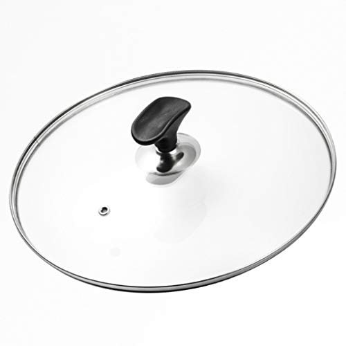 Tapa de Vidrio Templado para Leche, Olla para Sopa, Tapa Universal para Nieve, Accesorios para sartenes, sartén Antiadherente (16CM)