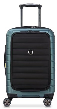 DELSEY Paris - Shadow 5.0 - Hartschalen-Handgepäckkoffer 55 cm x 35 cm x 25 cm - 36 L - S - Grün