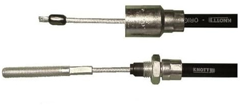 KNOTT Bremsseil 33921-1.23 ohne Muttern 1 STK. HL 1830mm GL 2040mm