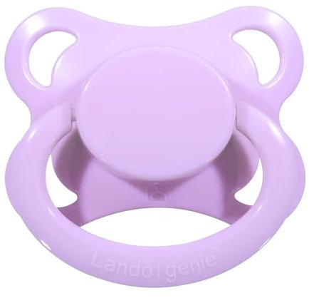 Landofgenie Großer Saugerschild Schnuller für Erwachsene Lila