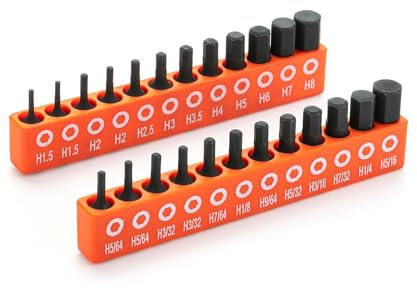 Bates- Tamper Proof Torx Bit Set, 13 Stück Set, T4-T40, Torx Set, Torx Security Bit Set, Security Torx Bit Set, Star Bits Set, Schraubendreher Bit Sets, 1/4 Hex Bit Set, Torx Bits Set