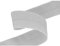 Falzgummi 100m Faltgummi 20mm hochelastisch Faltgummi Schrägband Saumband Farbwahl, Farbe:079 - hellgrau