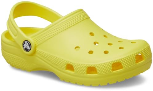 Crocs Classic Clog K, Zoccoli Unisex - Bambini e Ragazzi, Cyber Yellow, 33/34 EU