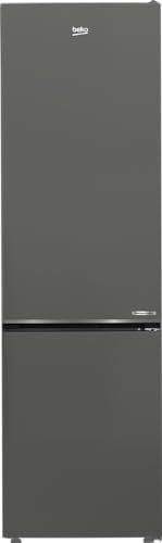 Beko B7RCNE407HG freistehende Kühl/-Gefrierkombination, 355 l Nettovolumen, 249 l Kühlen, 106 l Gefrieren, NoFrost, AeroFlow, HarvestFresh, MultiZone, 3 Gefrierschubladen, Manhattan Gray
