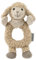 Sterntaler Greifling Schaf Flocke - Motorikspielzeug zum Rasseln, Fühlen und Spielen - Kuscheltier für Baby und Kinder mit Rassel als treuer Freund - Baby Spielzeug aus weichem Stoff, sandfarben