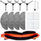 Jegehoyo Accessory Set for Honiture V8 Pro, for Lubluelu L20 Robot Vacuum Cleaner Parts, 1 Roller Brush + 4 Wipes + 4 HEPA Filters + 4 Side Brushes + 1 Cleaning Brush