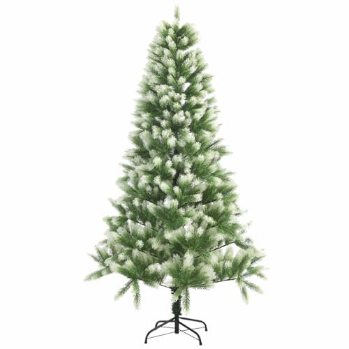 RUYICZB Künstlicher Weihnachtsbaum, Zweige Sprühen Weißen PE-Weihnachtsbaum, Voller Weihnachtsbaum Für Halloween, Weihnachten, Feiertage, Zuhause, Party-Dekoration,6ft