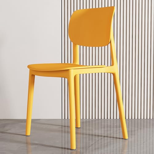 YLGTYUIK Stapelbare Kunststoffstühle, 2er-Pack, für den Innenbereich, leichte und tragbare Esszimmerstühle für gewerbliche Veranstaltungen, Schlafzimmer und Wohnzimmer, 18 x 17 x 31 Zoll, 2er-Set