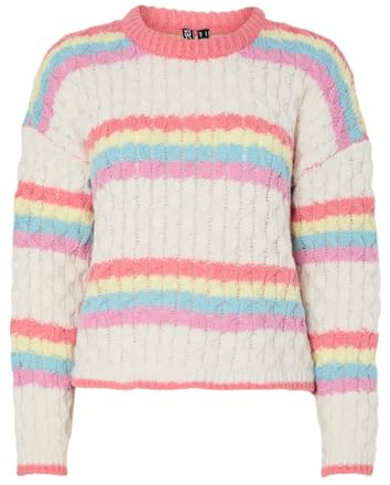 Pcjace Ls O-Neck Cabel Knit Bc