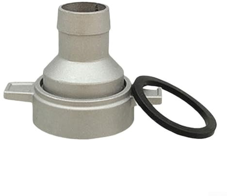 Raccordo connettore per tubo pompa acqua in alluminio con guarnizione in gomma, per generatore da 3,8 cm, 5,1 cm a 3,0 cm (da 5,1 cm a 3 cm)