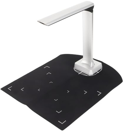MKHFP Tragbarer USB-Dokumentenkamera-Scanner for Zuhause, Klassenzimmer, 3840 x 2880 Auflösung, OCR-Technologie, Unterstützung mehrerer Sprachen Visuelles Lehrmittel