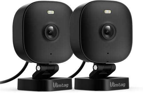 Vimtag 2.5K 4MP Outdoor Security Camera Wired, CCTV Camera Systems WiFi w/Color Night Vision for Home, Pet, Baby, Nanny, IP65, Motion Detection, 2-Way Audio, Siren, 24/7 Recording, Works with Alexa