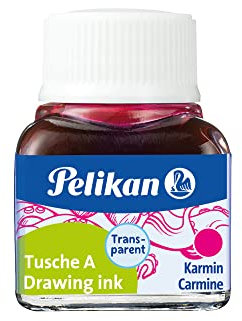 Pelikan A 523 Tusche A, 10 ml, karminrot
