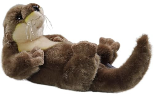 Carl Dick Otter liegend, Plüschtier, Kuscheltier ca. 22cm, 32cm mit Schwanz 1821001