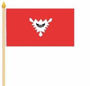 Stockfahne Stadt Kiel Fahne Flagge Grösse 30x40cm - FRIP –Versand®