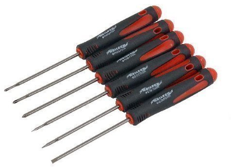 Screwdriver Set - 6pc Precision Flat & Phillips