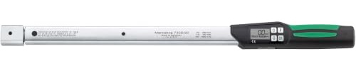 STAHLWILLE 730D/40 Elektromechanischer Drehmomentschlüssel 40-400 Nm | 14 x 18 mm Innenvierkant, präzise elektronische Messung kombiniert mit gewohnten, mechanischen „Klick“