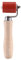1pc 40mm Rodillo Presionador Manual Resistente a Alta Temperatura Rodillo de Presión de Silicona PVC Soldadura Herramienta de Instalación (Rojo)