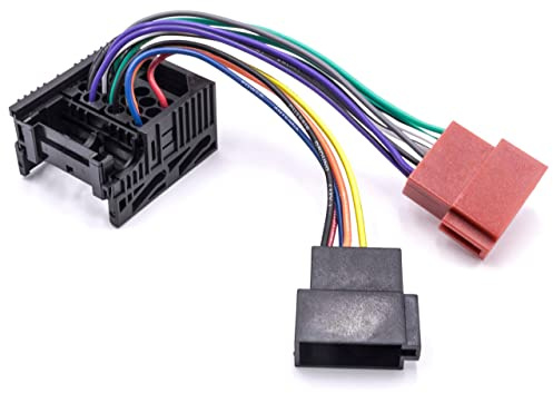 vhbw Adaptateur autoradio ISO compatible avec BMW Mini 09/00-2006 modèle de voiture