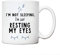 Grandad gifts | grandad mug | I'm not sleeping I'm just resting my eyes from grandchildren grandchild | novelty funny humour joke secret santa gifts for office or home