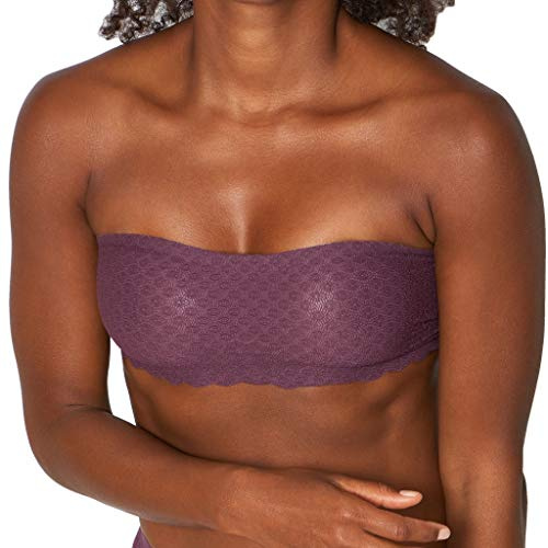 Sloggi Zero Feel Lace Bandeau Reggiseno a fascia, Donna, Viola(Kaluha), S
