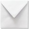 Quadratische Briefumschläge, 155 x 155 mm, 110 g/m², 15,5 x 15,5 cm, Weiß, 200 Stück