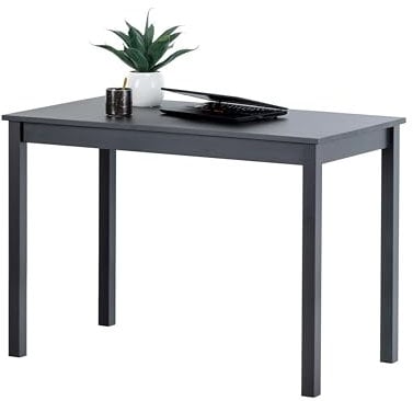 hagge home Skandinavisch Holz Tisch Schreibtisch Kleiner Tisch Esstisch Computertisch Küchentisch Office Desk PC Tisch Homeoffice Esszimmertisch Wohnzimmertisch Arbeitszimmertisch 110x60 Schwarz