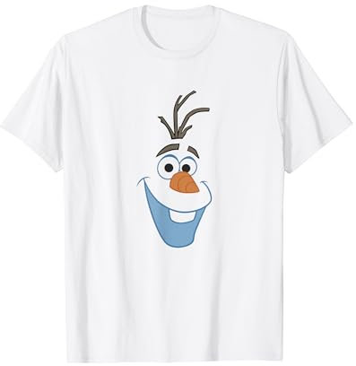 Disney Frozen Olaf Big Face Cartoon T-Shirt