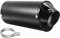 D'échappement de moto en acier inoxydable, Silencieux Tube de motode Remplacement 28 mm avec pince pour 50 cc 110 cc 125 cc ATV Dirt Pit Quad Bike Motocross Noir