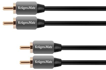 Krüger&Matz 2 RCA- 2RCA 1,0 m