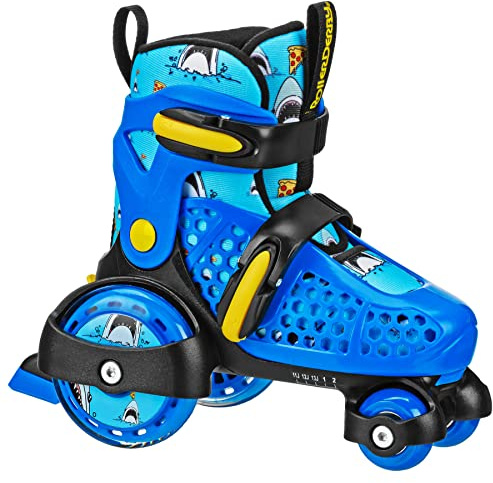 Fun Roll Beginner Roller Skates by Roller Derby, Adjustable Sizing, Skates for Kids, Toddlers, Boys, Girls