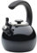 Circulon 48166 Whistling Teakettle/Teapot with Flip-Up Spout, Enamel on Steel, Black