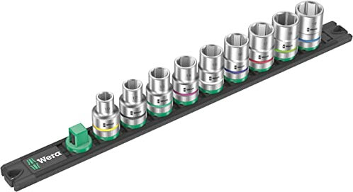 Magnetic Socket Rail C 4 Zyklop Socket Set, 1/2 Drive, 9pc - 05005460001