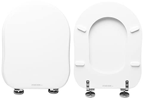 Abattant de WC de qualité supérieure compatible avec Old Antea G.S.I. Bois revêtu de résine polyester blanc by HYDRO HOME