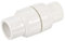 sourcing map Clapet anti-retour 32 mm de diamètre intérieur en PVC pour pompe à réservoir d'eau Blanc