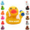 Badeente - personalisierbar (Fitness Ente)