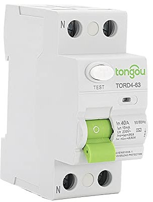 disjoncteur AC 2P 40A 1 0MA Electronic Type 11 0V 230V Disjoncteur différentiel de courant