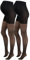 Herzmutter Umstandsstrumpfhose 20DEN - transparent-matte-soft - Schwangerschaftsstrumpfhose - Hautfarben-Beige-Schwarz - 1er & 2er-Set - 1220 (S-M, Schwarz, 2x)