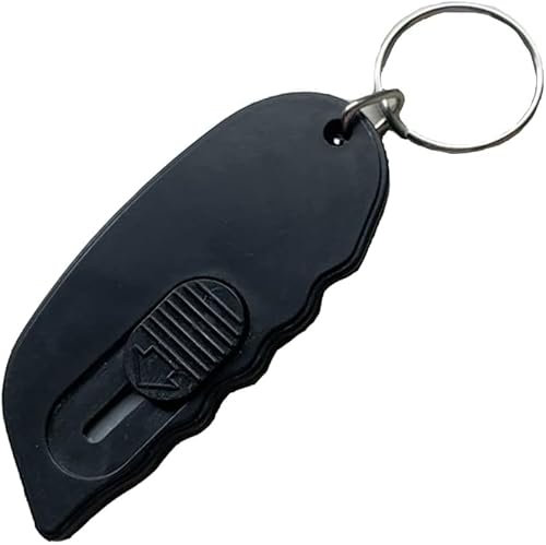 Mini Box Cutter Brieföffner Tragbar Kartonöffner Schlüsselanhänger Mini Utility Papierschneideröffner für Umschlag Briefkasten Paket Kunst Handwerk Papierschnitt