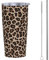 RFSHOP Reise-Kaffeebecher mit Leopardenmuster, 590 ml, Becher mit Deckel und Strohhalm, auslaufsicher, Thermobecher aus Edelstahl für heiße/kalte Getränke